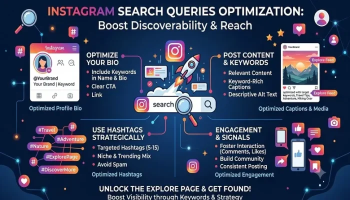 Instagram Search Queries Optimization