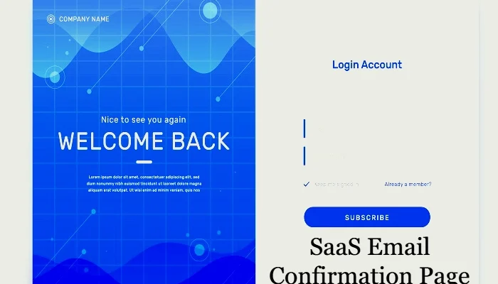 SaaS Email Confirmation Page