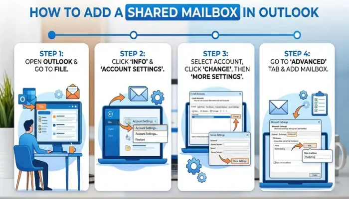 How to Add a Shared Mailbox in Outlook